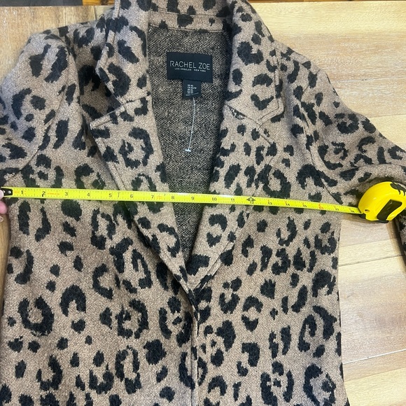 Rachel Zoe Leopard cardigan/coat - Picture 10 of 10